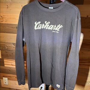 Carhartt Brown Long Sleeve Tee